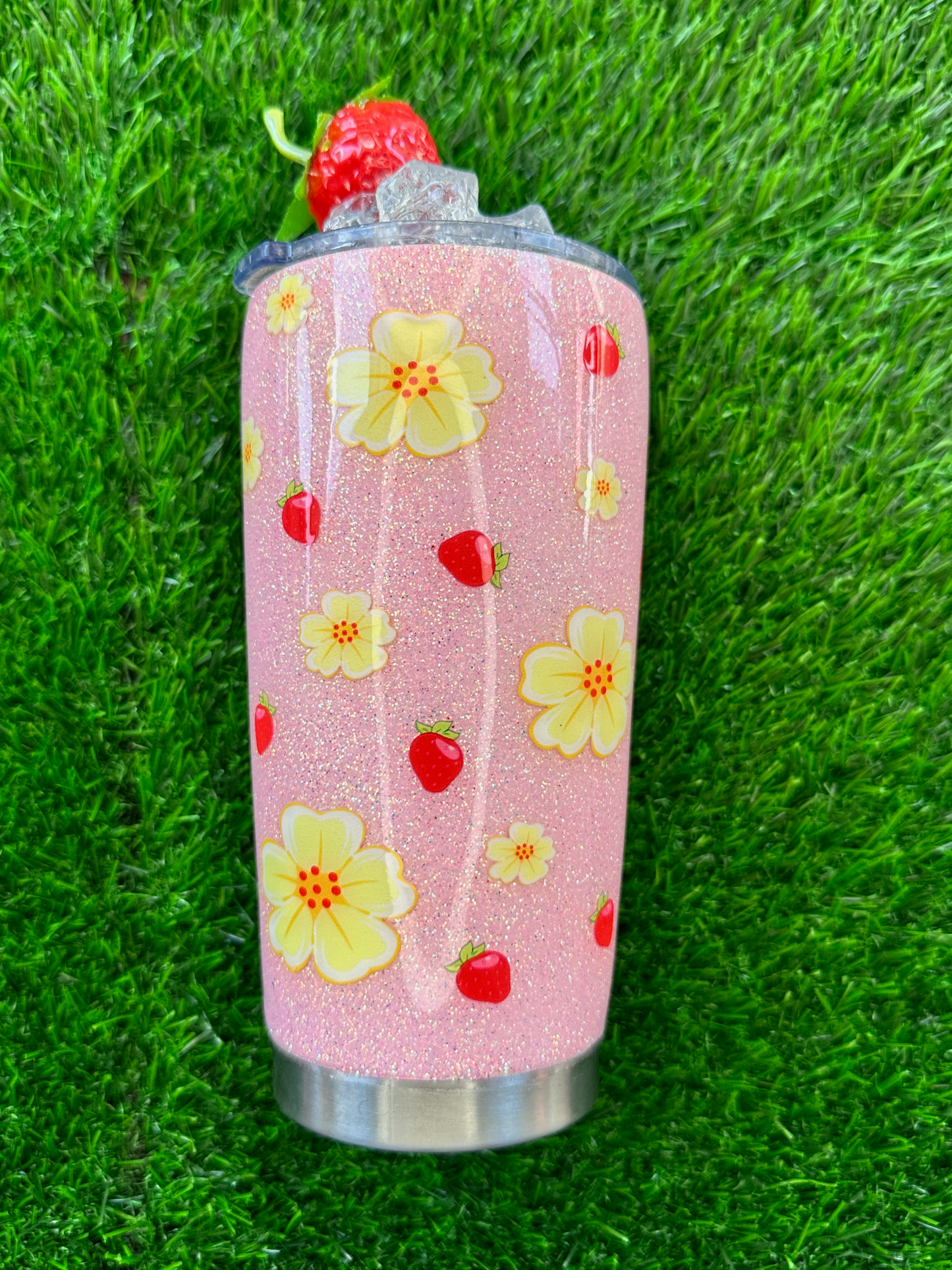 Strawberry Shortcake Epoxy Tumbler