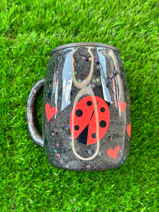 Lady Bug - Epoxy Tumbler Mug