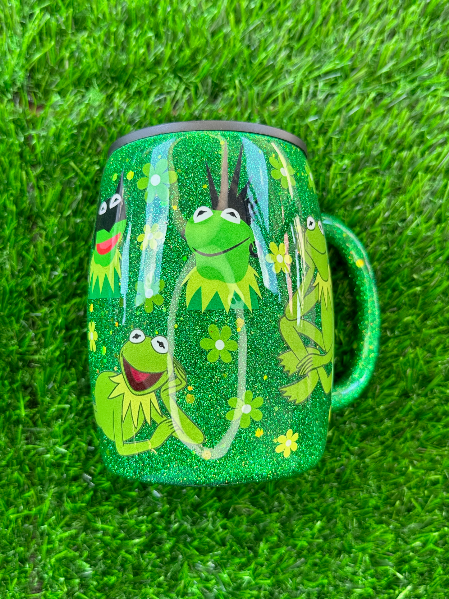 Kerm Frog - Epoxy Tumbler Mug