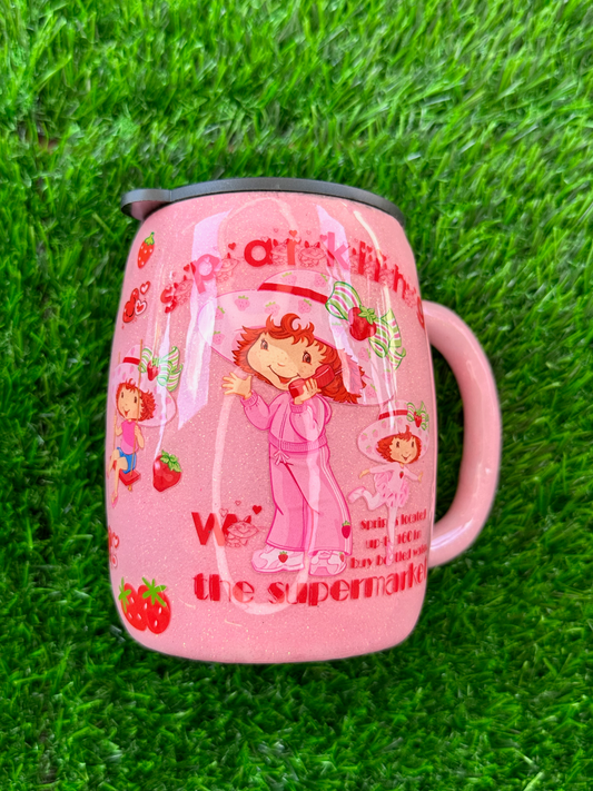 Strawberry Shortcake - Epoxy Tumbler Mug