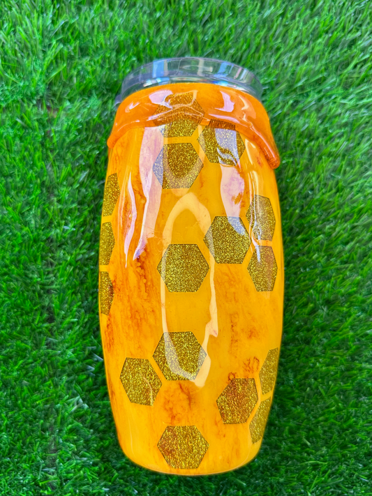 Bee Barrel Epoxy Tumbler