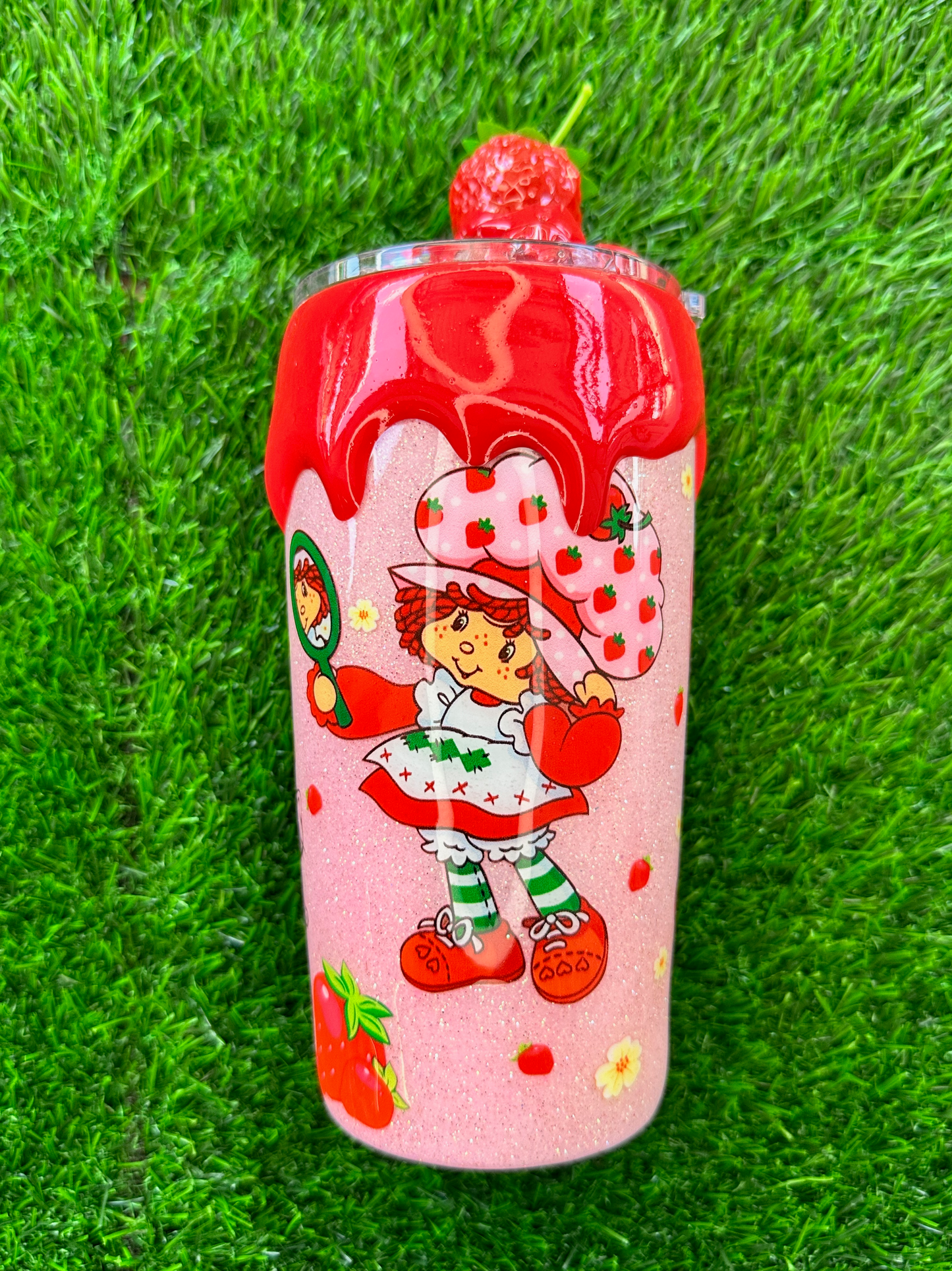 Strawberry Shortcake Epoxy Tumbler
