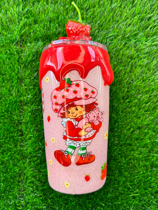 Strawberry Shortcake Epoxy Tumbler